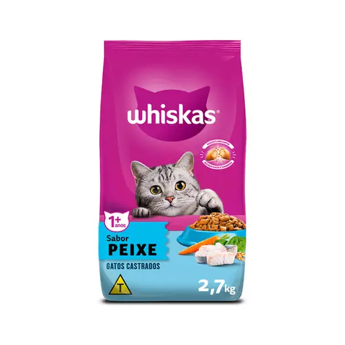 WHISKAS CASTRADO PEIXE 900G