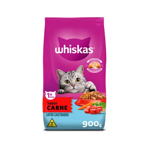 WHISKAS CASTRADO CARNE