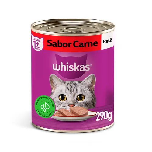 WHISKAS LATA CARNE PATÊ