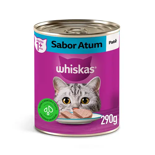 WHISKAS LATA ATUM PATÊ