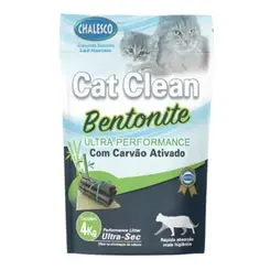 CHALESCO AREIA BENTONITA SUPER PREMIUM CARVÃO ATIVADO 4KG