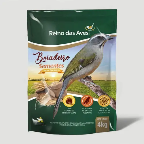 REINO DAS AVES BOIADEIRO SEMENTES 4KG