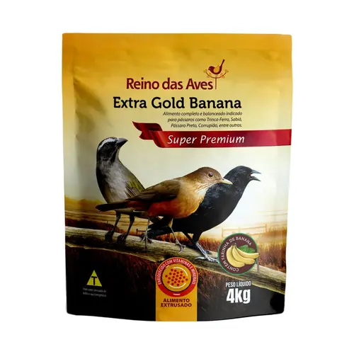 REINO DAS AVES EXTRA GOLD BANANA 500G