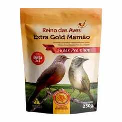 REINO DAS AVES EXTRA GOLD MAMÃO 250G