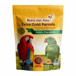 REINO DAS AVES EXTRA GOLD PARROT 400G