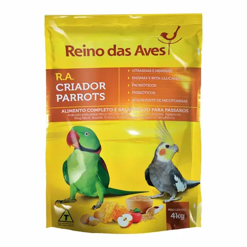 REINO DAS AVES EXTRA GOLD PARROT 6KG