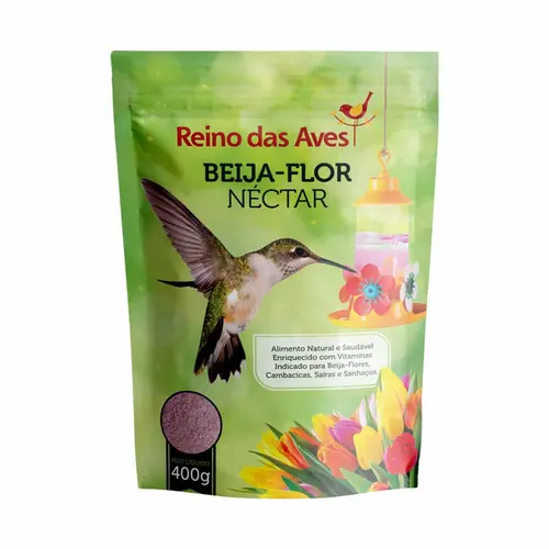 REINO DAS AVES BEIJA FLOR NECTAR 400G