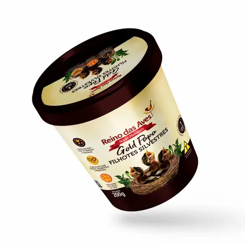 REINO DAS AVES GOLD PAPA FILHOTE SILVESTRE 200G