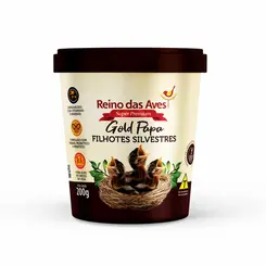 REINO DAS AVES GOLD PAPA FILHOTE SILVESTRE 200G