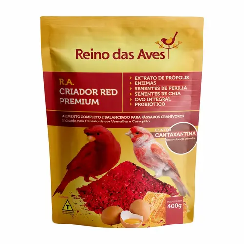 REINO DAS AVES RA RED CANTAXANTINA