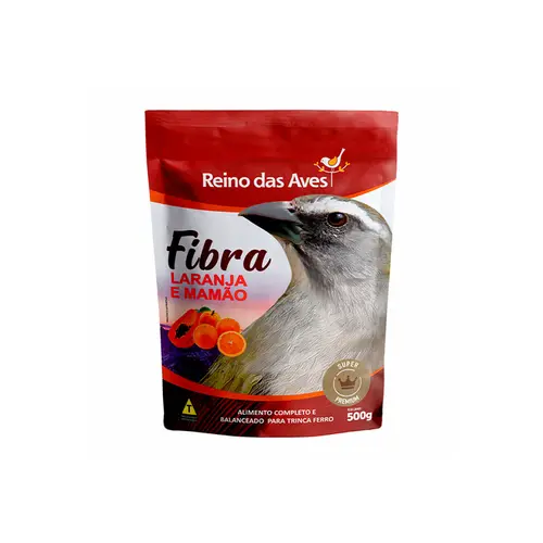 REINO DAS AVES FIBRA LARANJA C/ MAMAO